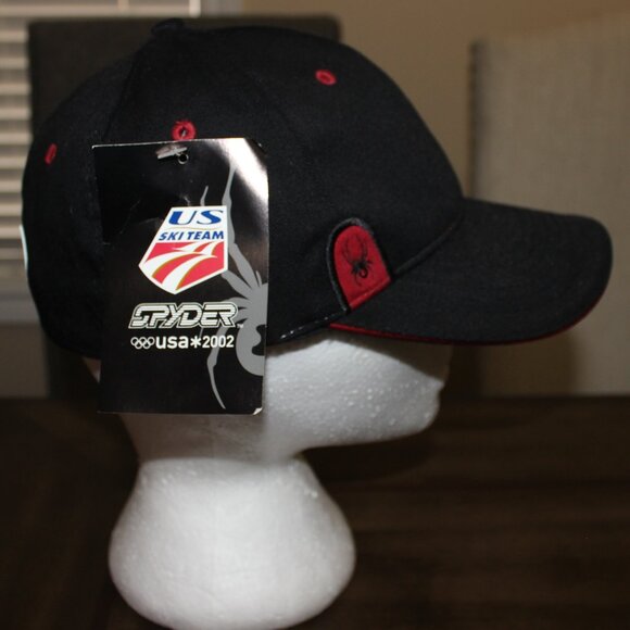 3/$118- Spyder US Ski Team USA 2002 Winter Olympics fitted hat cap Canada made - Picture 3 of 11